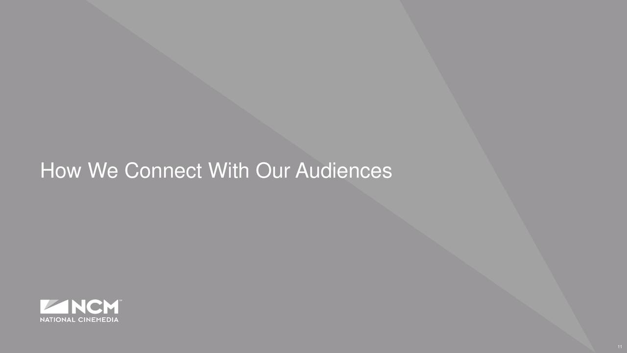 How We Connect With Our Audiences
