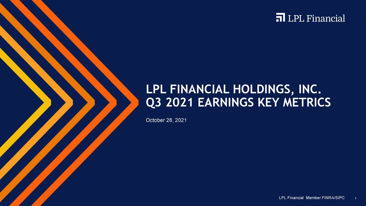 LPL Financial Holdings Inc. 2021 Q3 - Results - Earnings Call ...