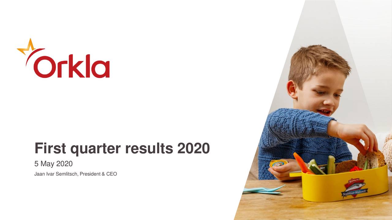 First quarter results 2020