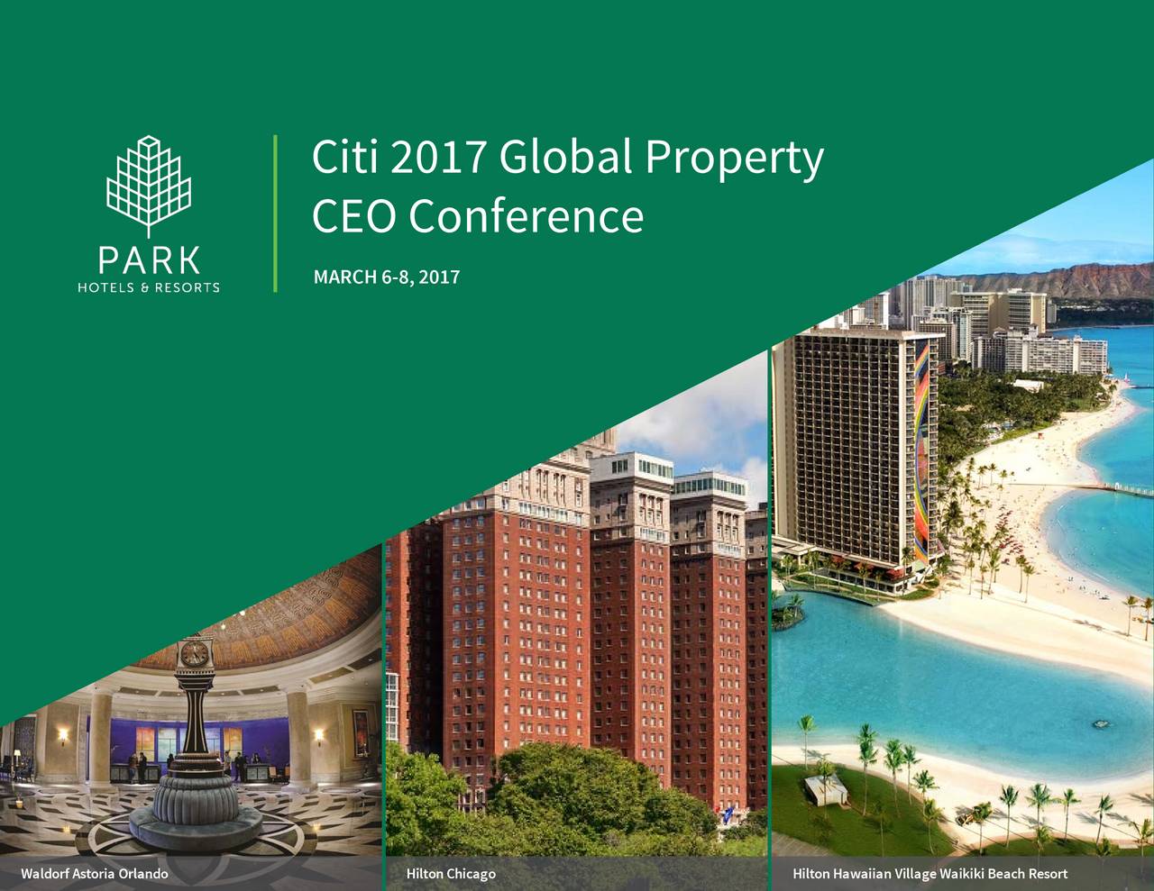 Park Hotels & Resorts (PK) Presents At Citi Global Property CEO