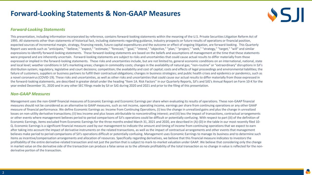 South Jersey Industries, Inc. 2021 Q1 Results Earnings Call