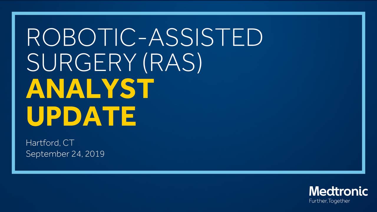 Medtronic (MDT) Presents Robotic-Assisted Surgery Investor Update ...