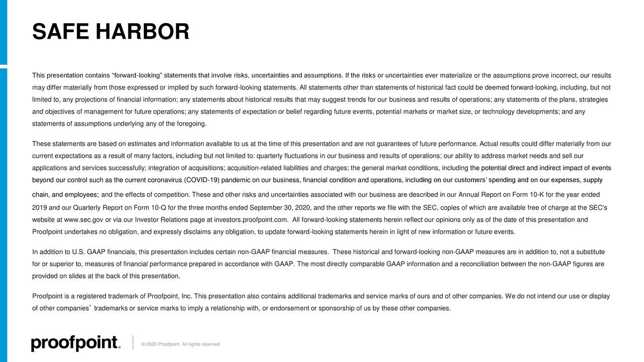 SAFE HARBOR