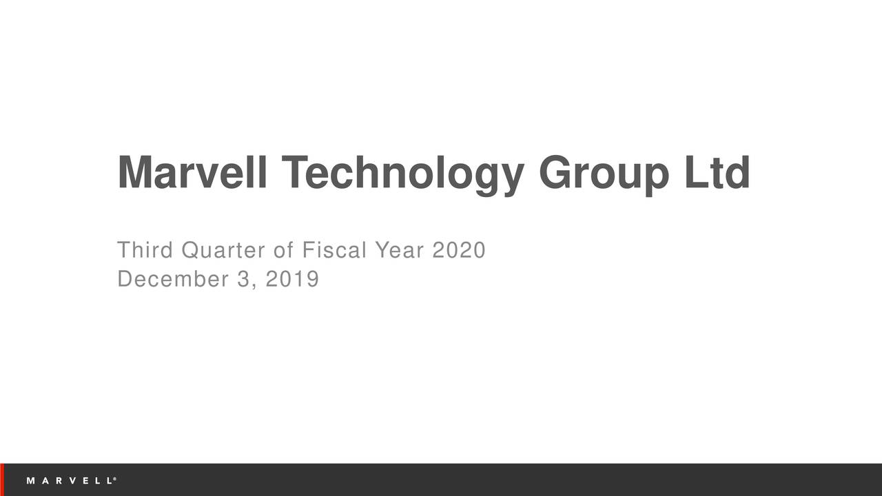 Marvell Technology Group Ltd. 2020 Q3 Results Earnings Call