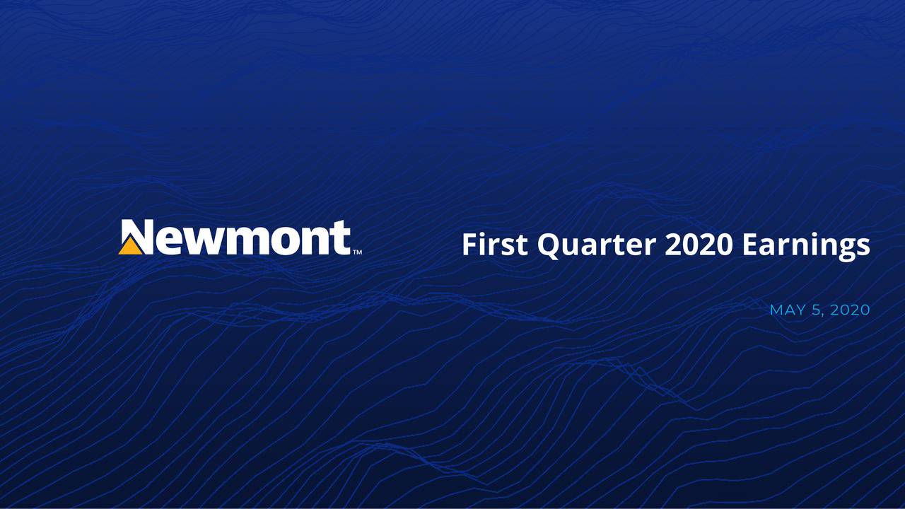 First Quarter 2020 Earnings