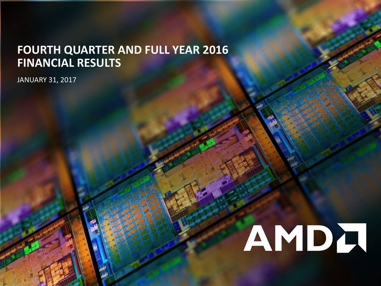 Advanced Micro Devices Inc 2016 Q4 Results Earnings Call Slides Nasdaqamd Seeking Alpha 0387