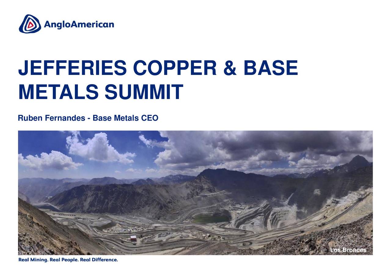 Anglo American (NGLOY) Presents At Copper & Base Metals Summit ...