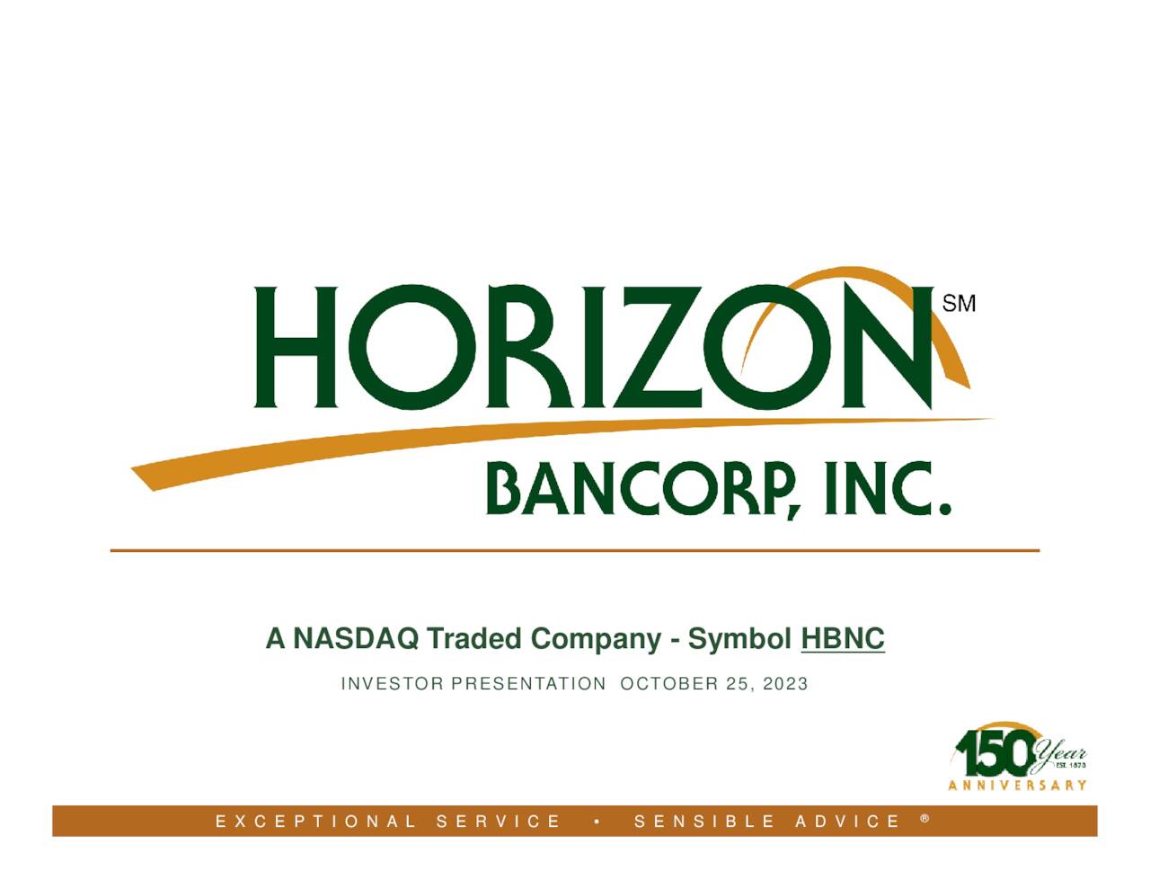 Horizon Bancorp, Inc. 2023 Q1 - Results - Earnings Call ...