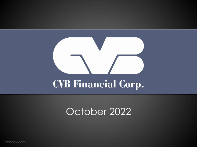 CVB Financial (CVBF) Investor Presentation - Slideshow (NASDAQ:CVBF ...