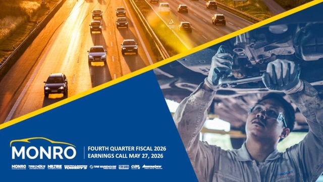 Alpha Call Monro, Inc. 2026 Q4 - Results - Earnings Call Presentation (NASDAQ:MNRO ...