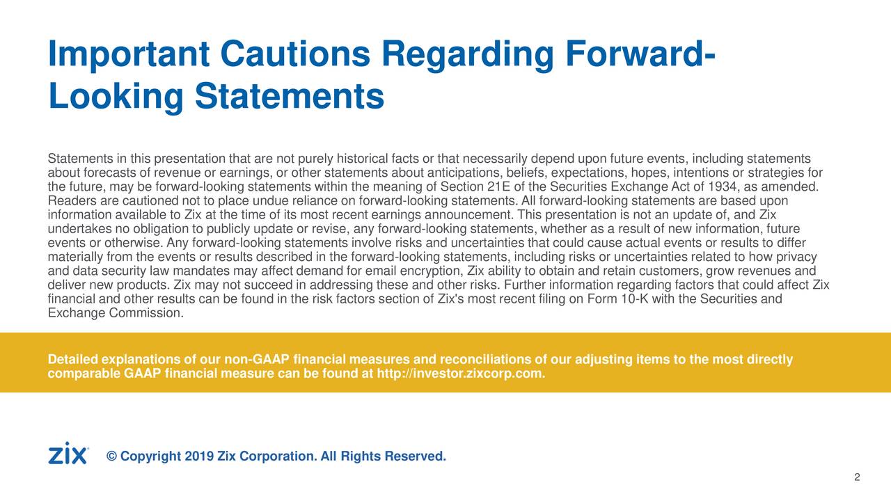 Important Cautions Regarding Forward-