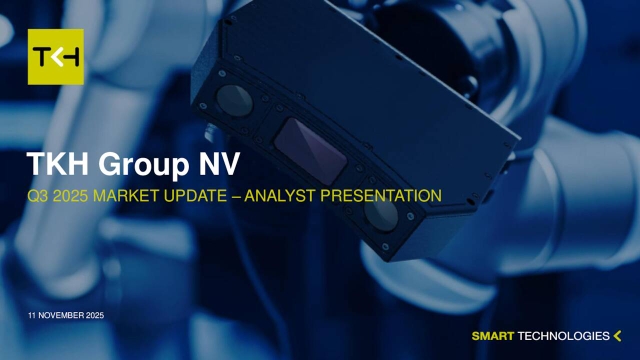 TKH Group N.V. 2025 Q3 - Results - Earnings Call Presentation (OTCMKTS ...