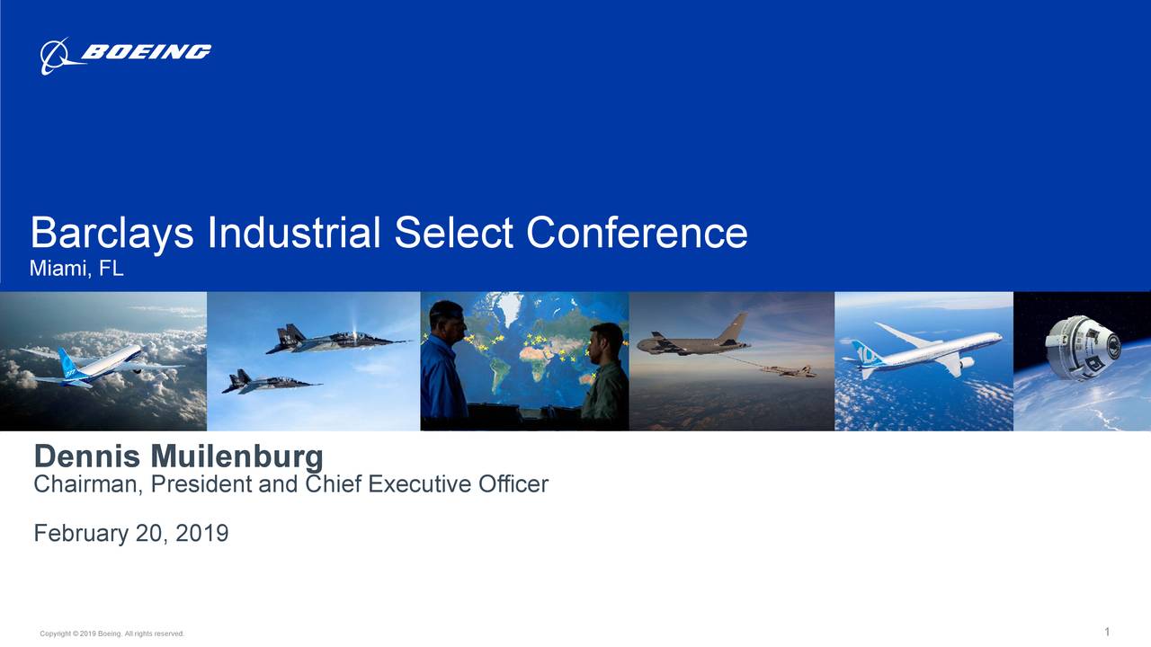 The Boeing Company at Barclays Industrial Select Conference (NYSEBA
