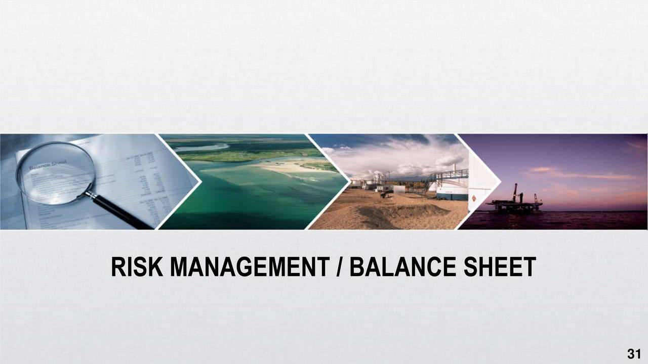 RISK MANAGEMENT / BALANCE SHEET