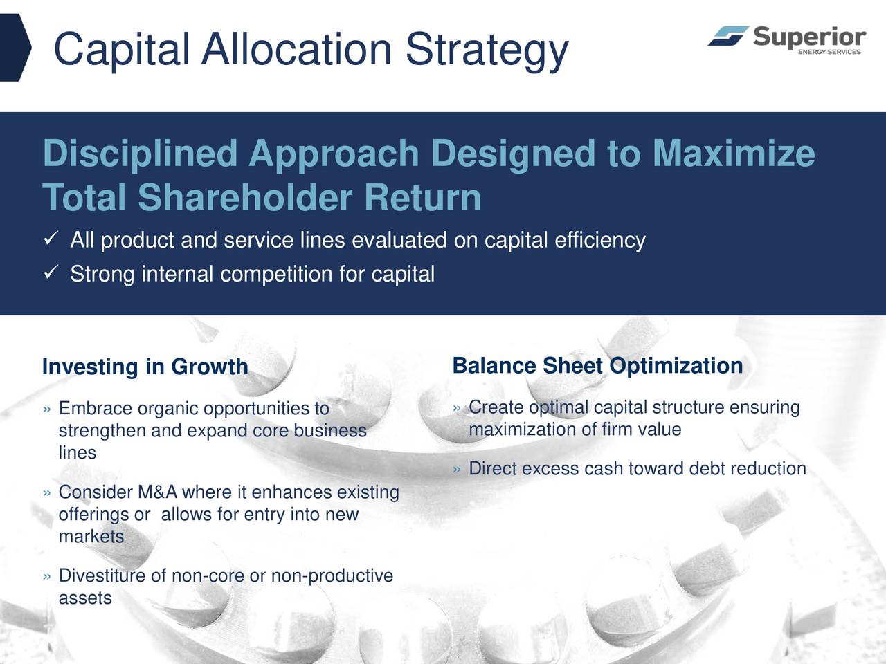 Superior Energy Spn Presents At Barclays Ceo Energy