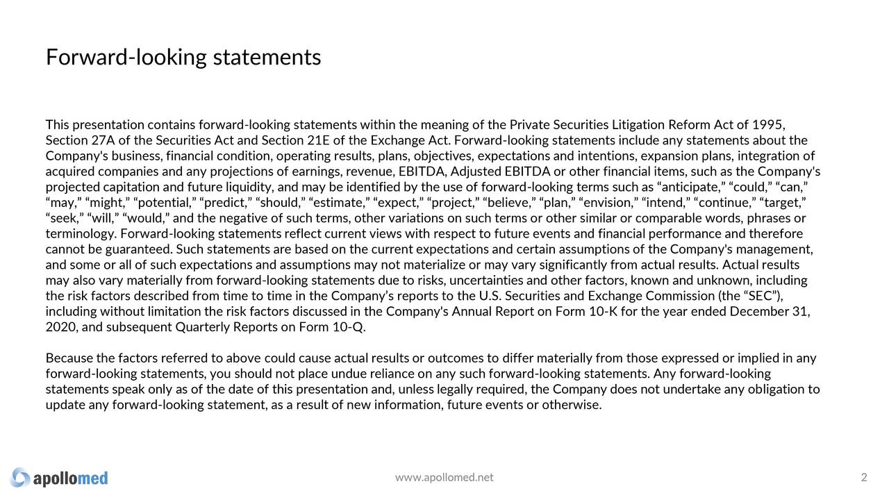 Apollo Medical Holdings (AMEH) Presents At UBS Global Healthcare