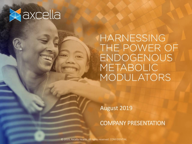 Axcella Health (AXLA) Investor Presentation - Slideshow (OTCMKTS:AXLA ...