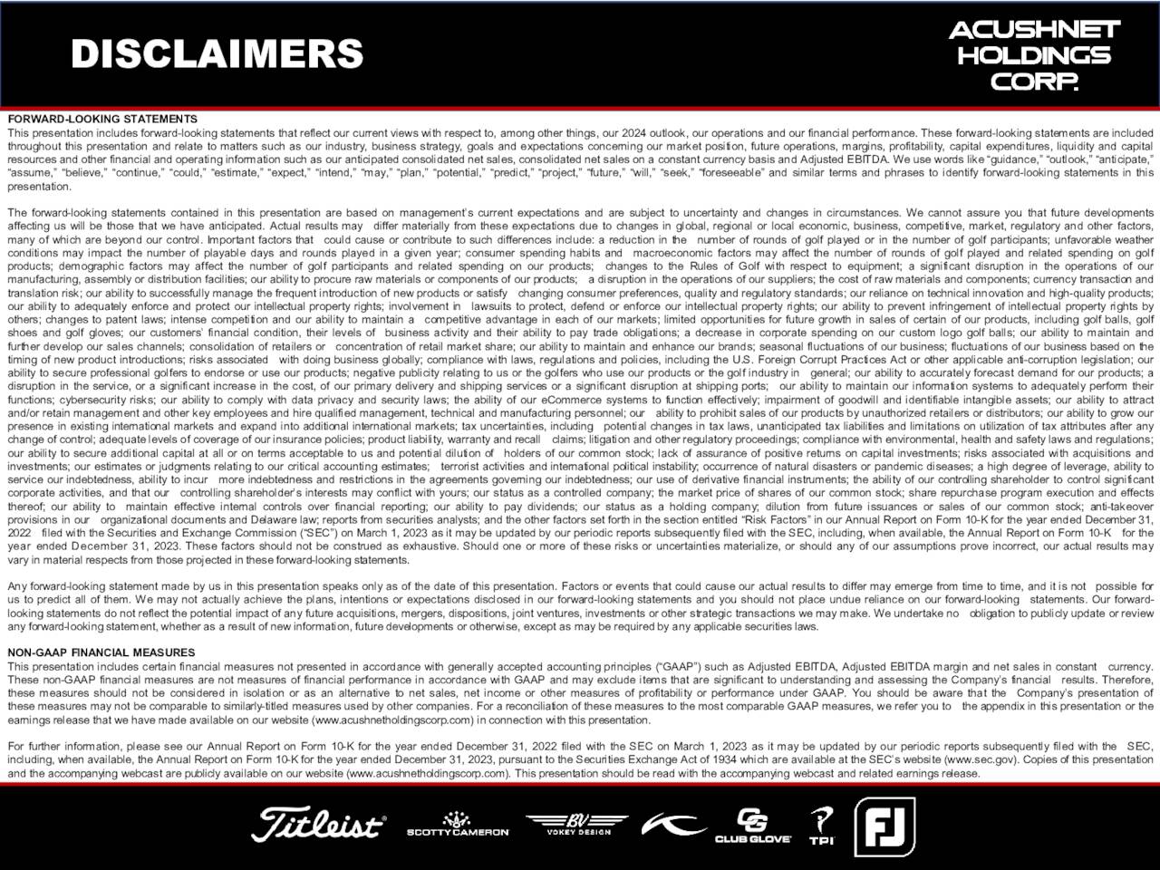 Holdings Corp. 2023 Q4 Results Earnings Call Presentation