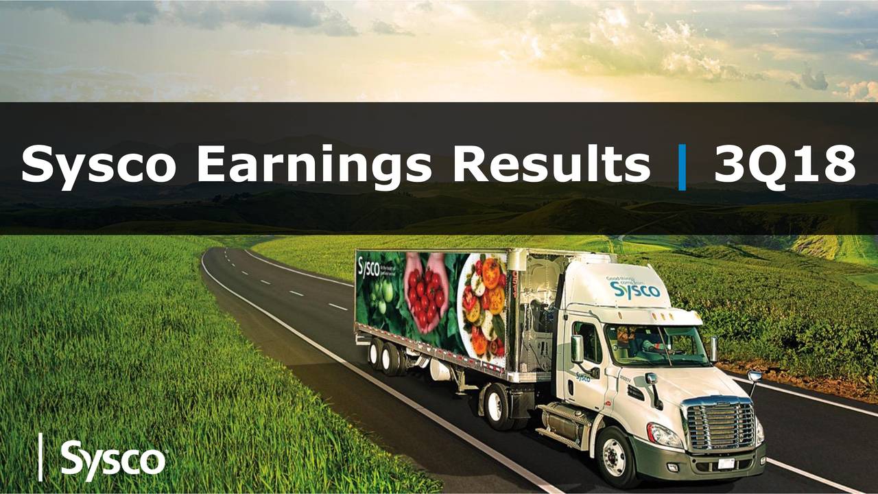 Sysco Earnings Results | 3Q18