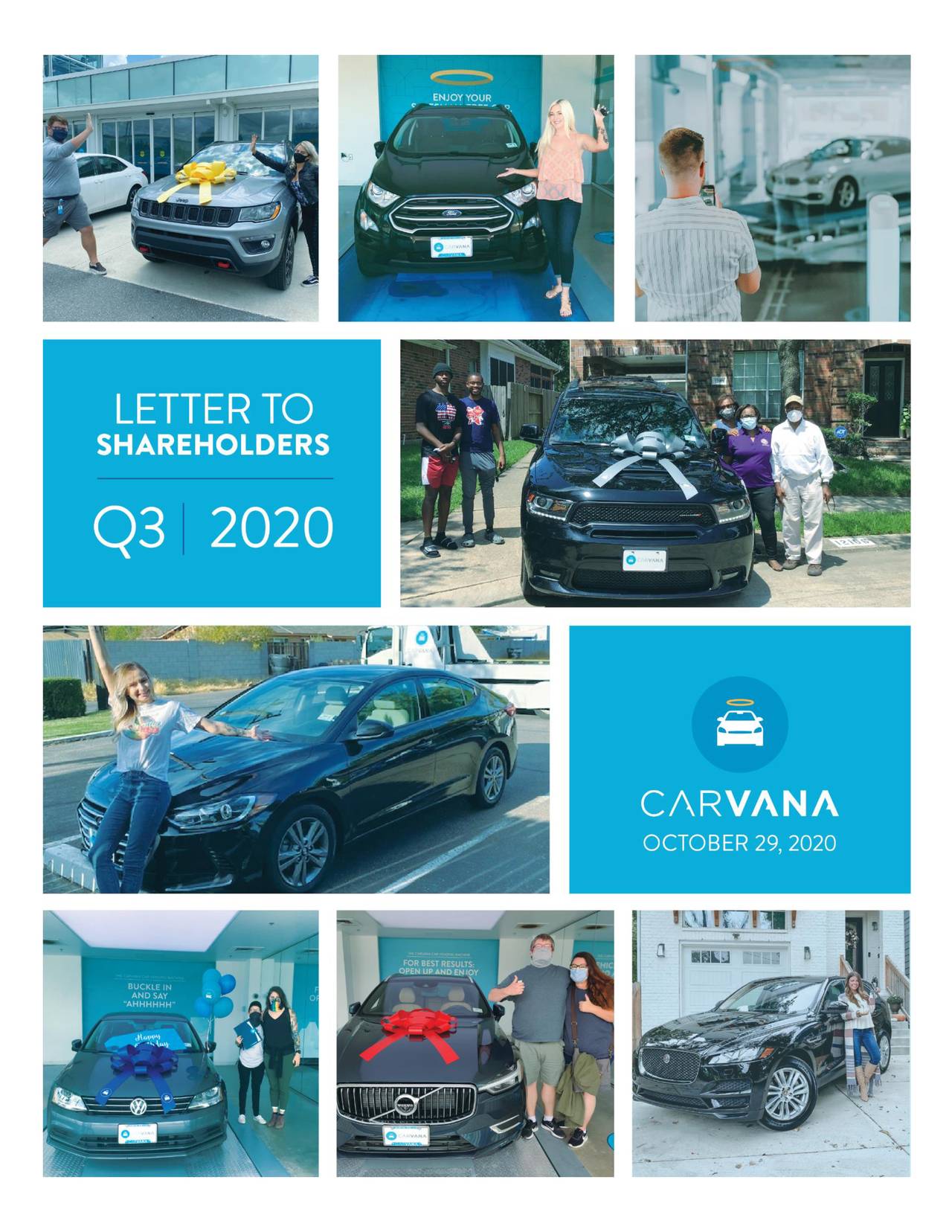 Carvana Co. 2020 Q3 Results Earnings Call Presentation (NYSECVNA