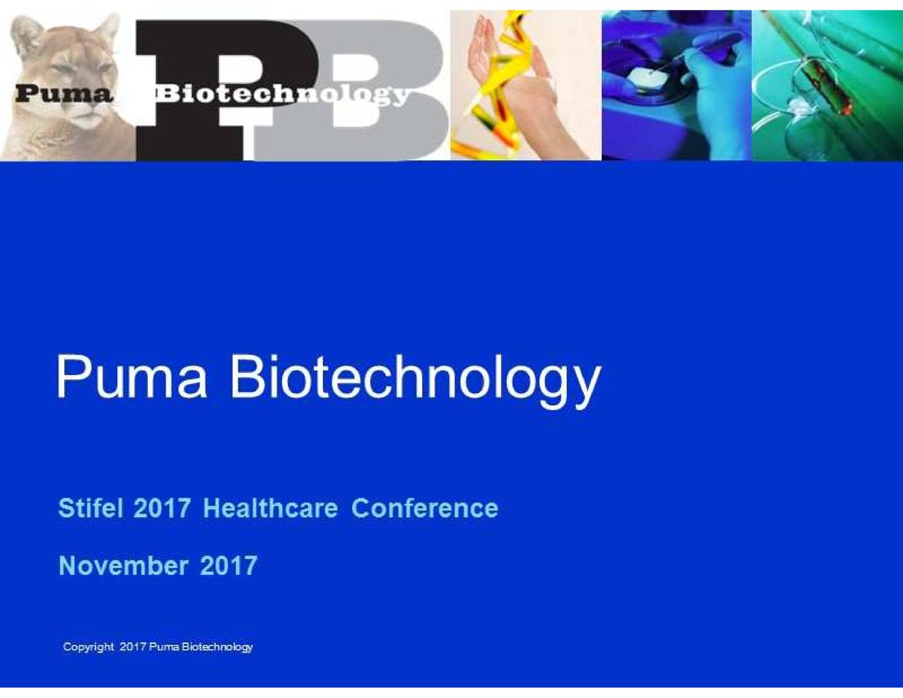 Puma Biotechnology (PBYI) Presents At 