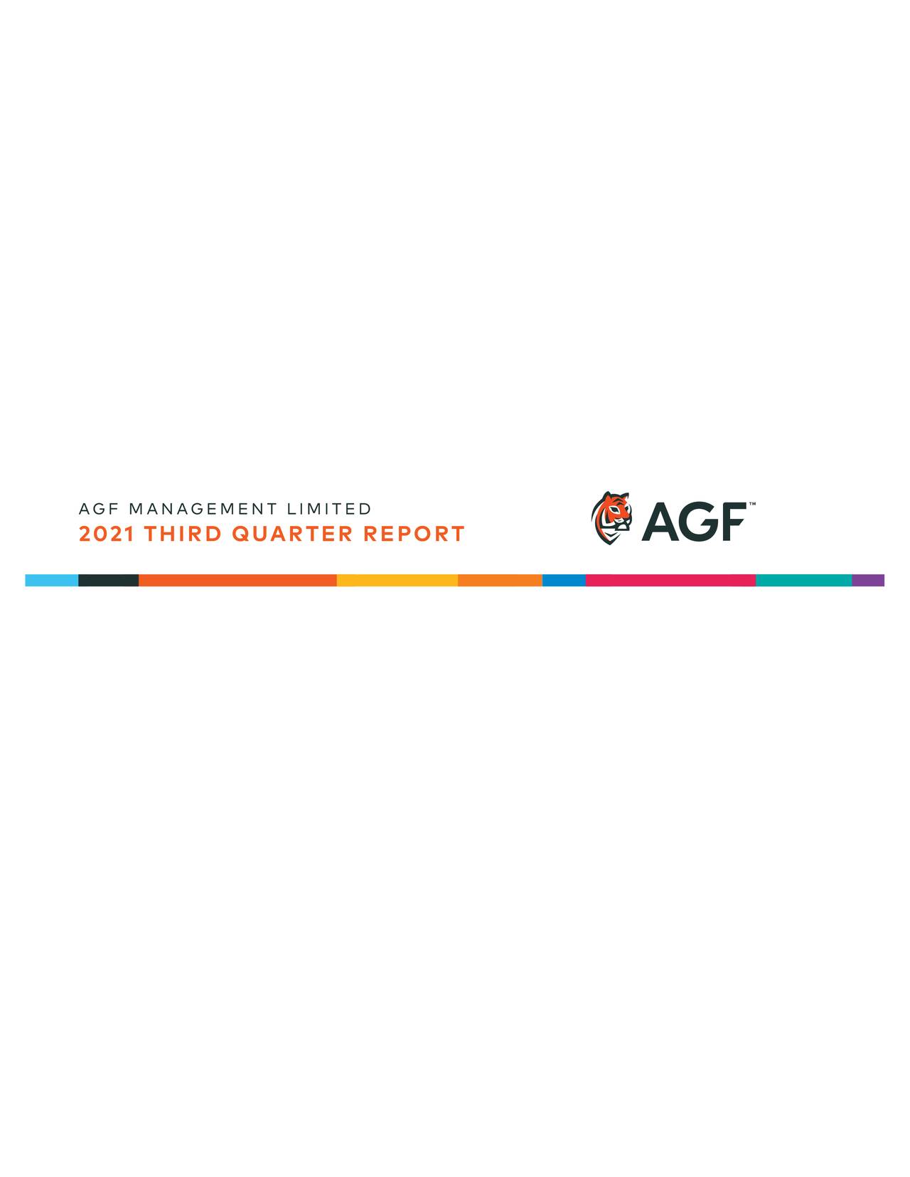 AGF Management Limited 2021 Q3 - Results - Earnings Call Presentation ...