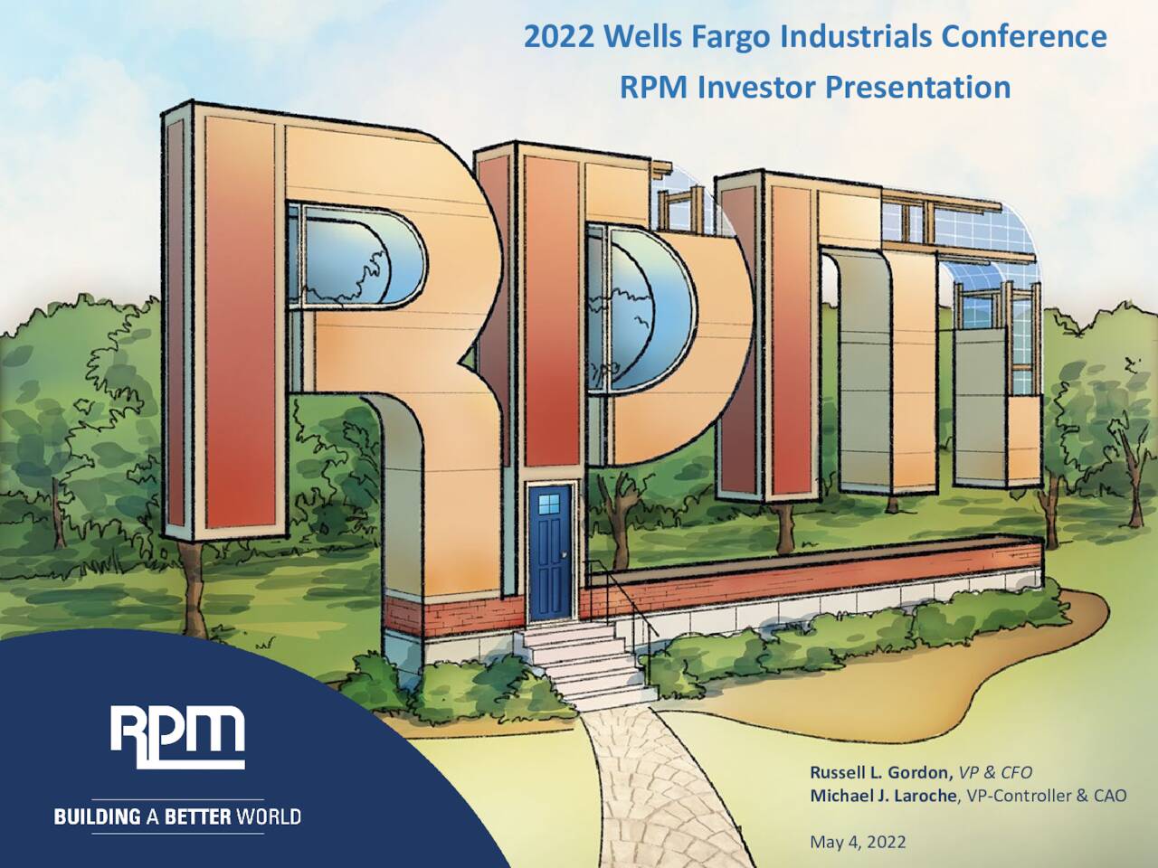 RPM International (RPM) Presents at 2022 Wells Fargo Industrials