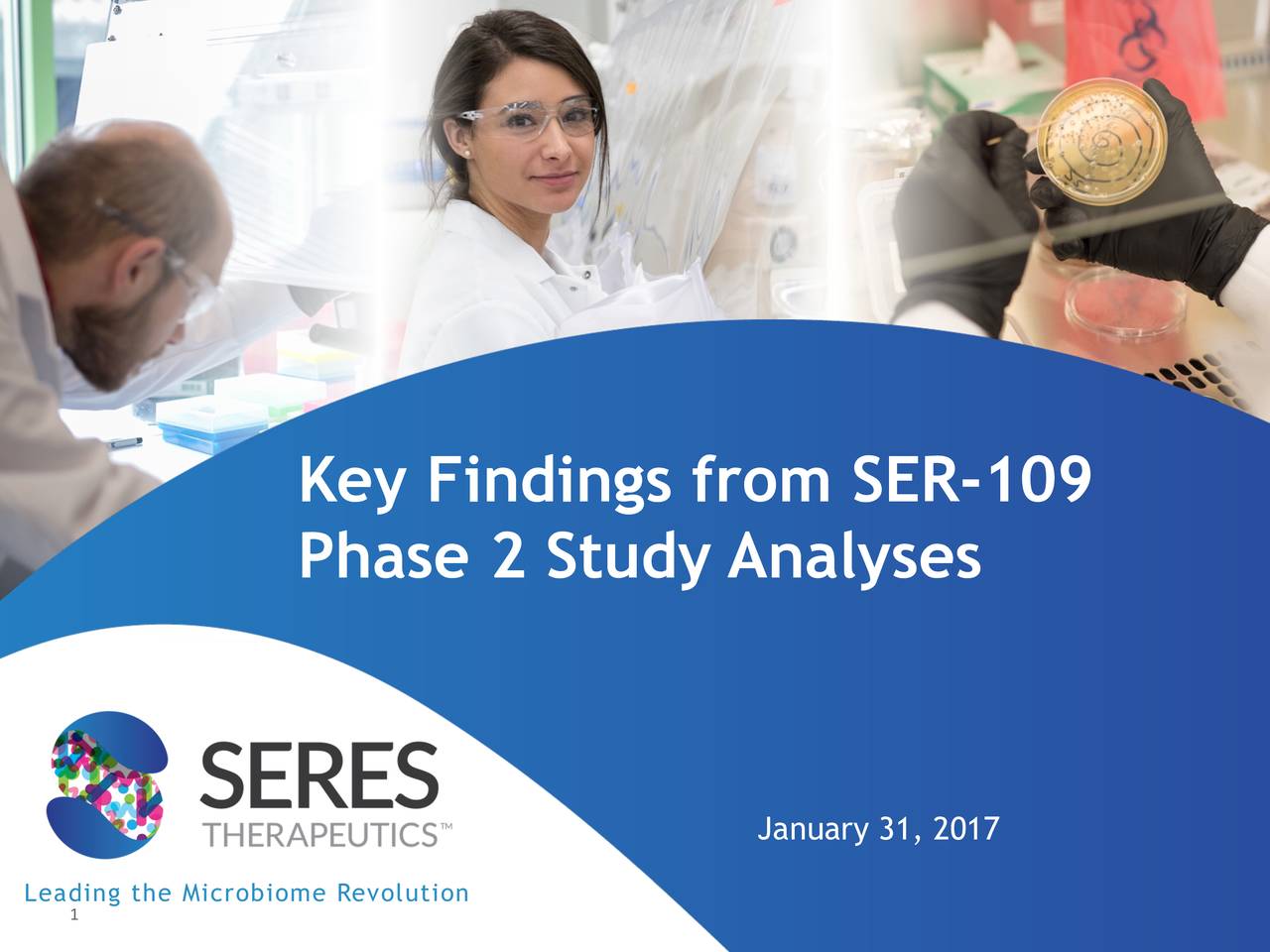 Seres Therapeutics (MCRB) Presents Key Findings from SER109 Phase 2