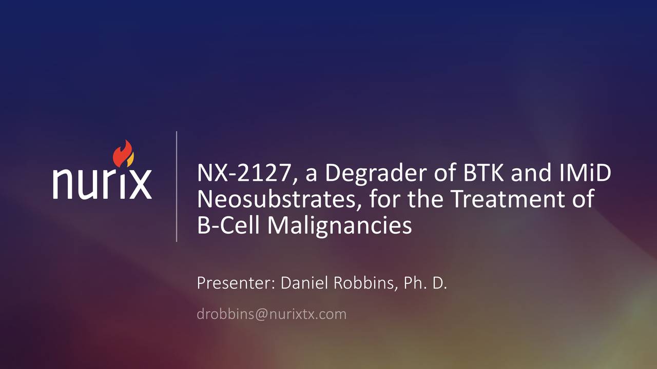 Nurix Therapeutics (NRIX) Presents At American Society Of Hematology ...