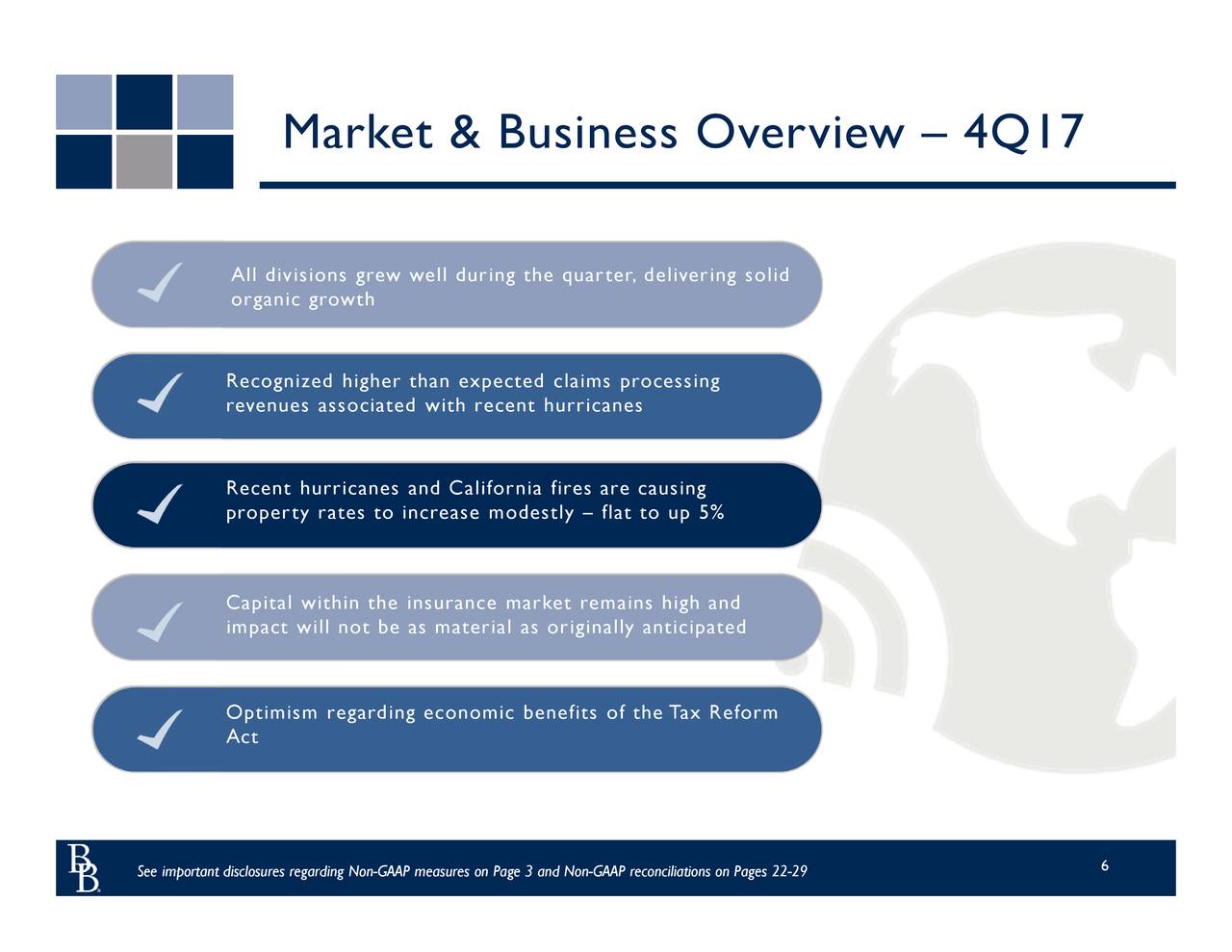 Brown & Brown Insurance 2017 Q4 Results Earnings Call Slides (NYSEBRO) Seeking Alpha