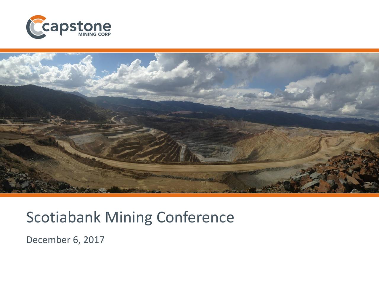 Capstone Mining (CSFFF) Presents At Scotiabank Mining Conference 2017