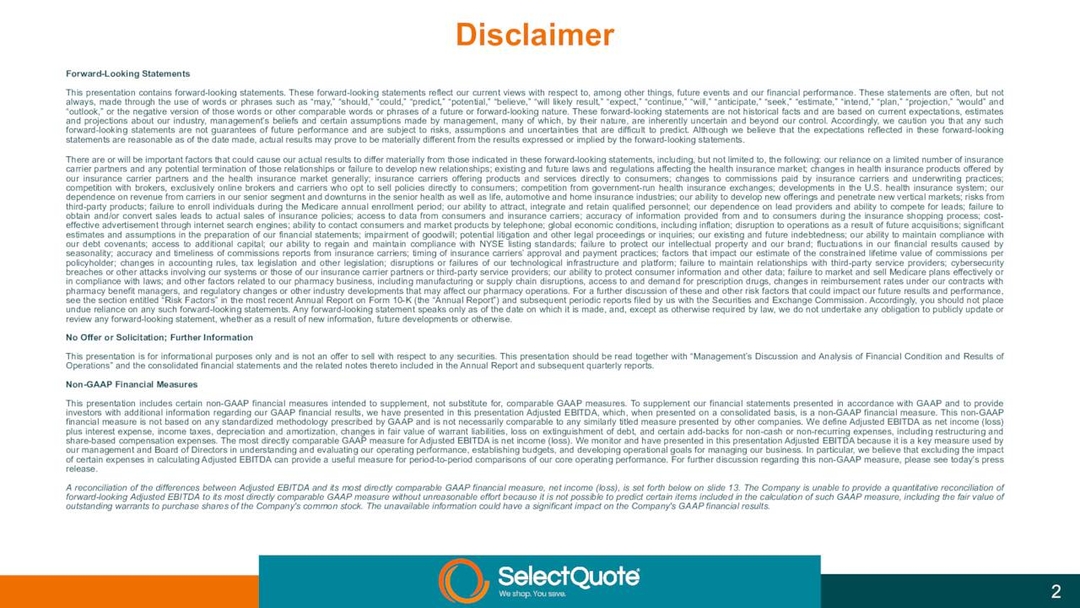 SelectQuote, Inc. 2026 Q4 - Results - Earnings Call Presentation (NYSE ...