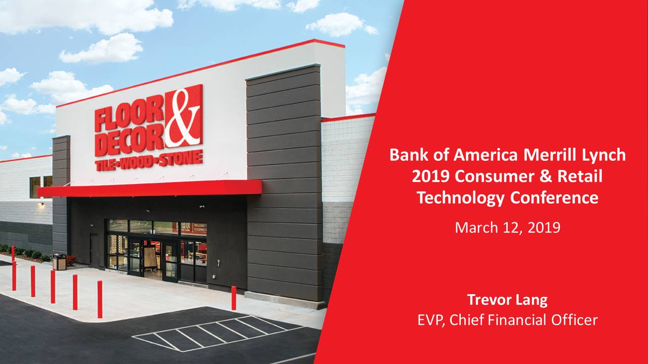 Floor & Décor (FND) Presents At Bank of America Merrill Lynch 2019