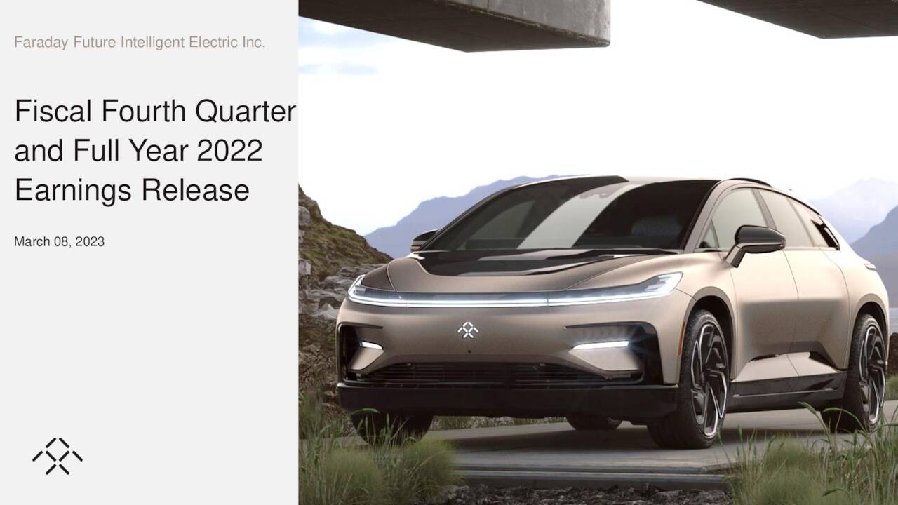 Faraday Future Intelligent Electric Inc. 2022 Q4 Results Earnings
