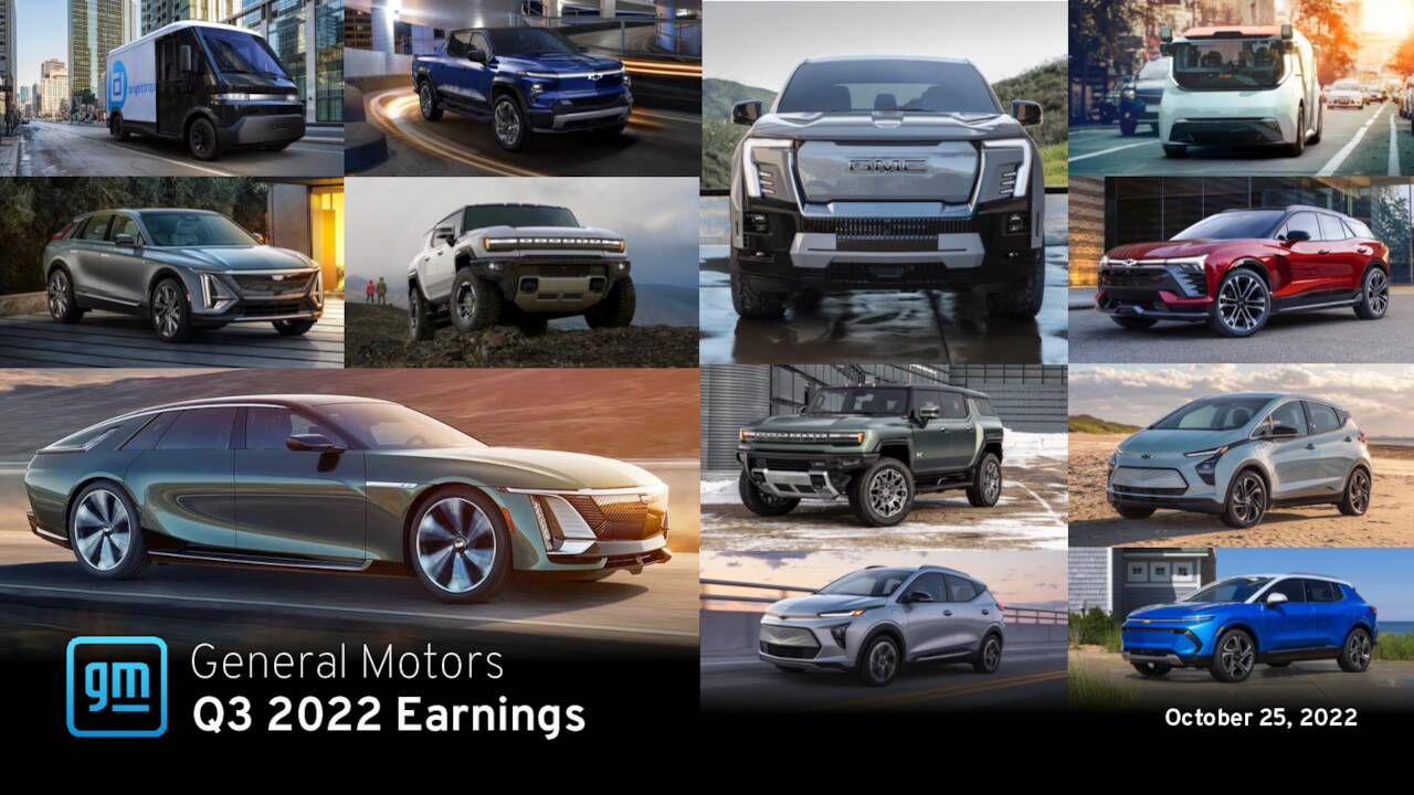 General Motors Company 2022 Q3 Results Earnings Call Presentation