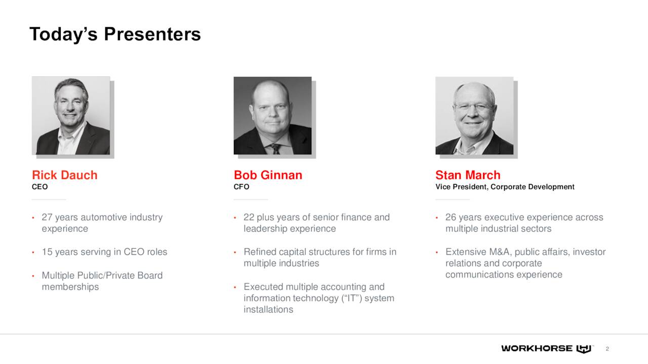 Workhorse Group Inc. 2022 Q3 Results Earnings Call Presentation