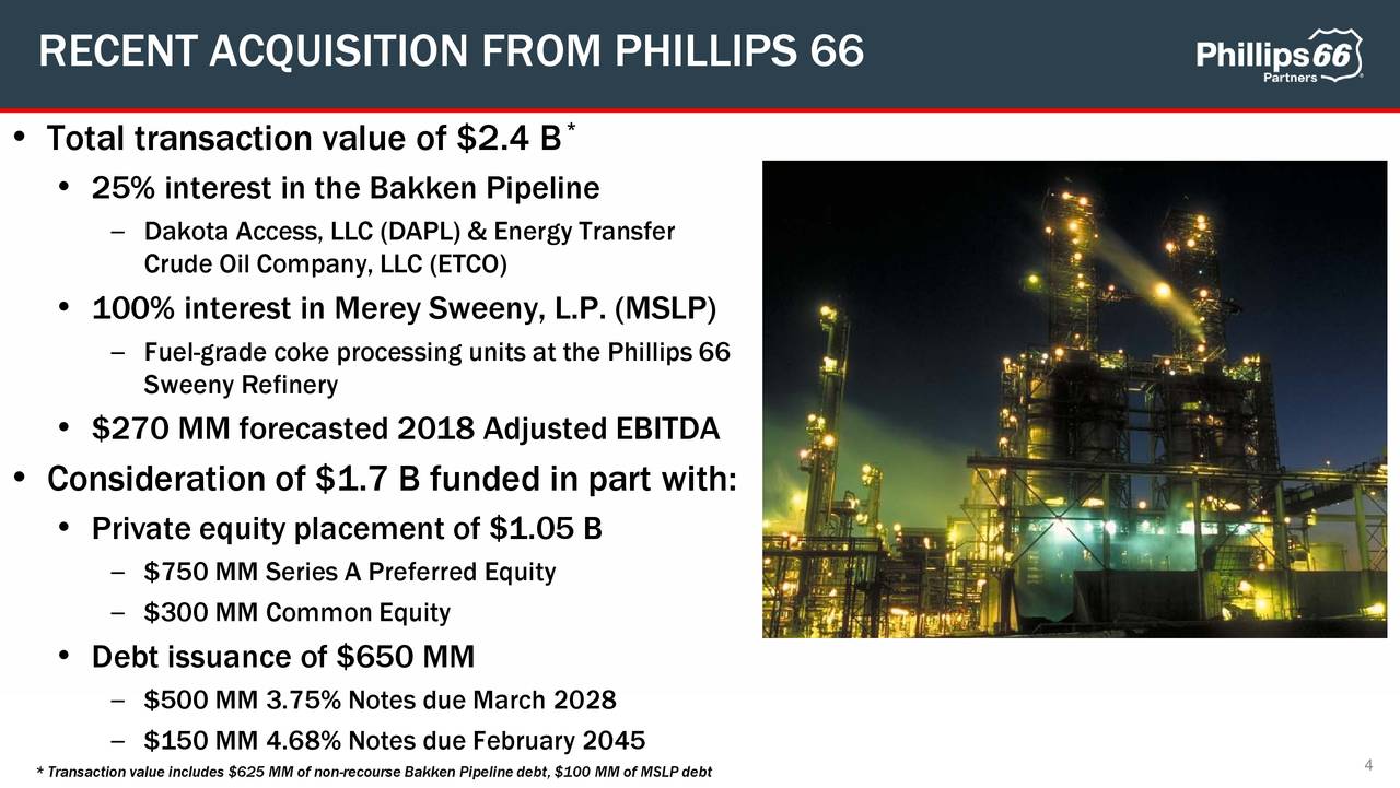 Phillips 66 Partners LP 2017 Q3 Results Earnings Call Slides (NYSE
