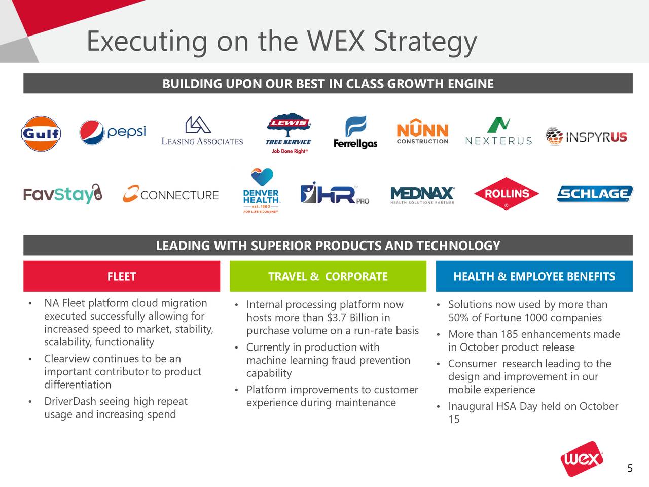 WEX Inc. 2019 Q3 - Results - Earnings Call Presentation (NYSE:WEX ...