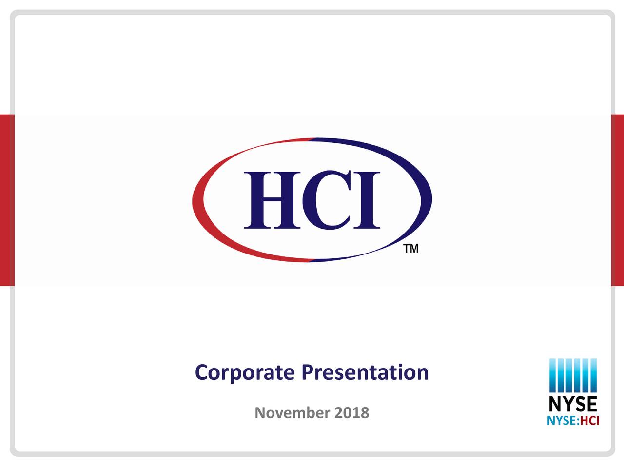 HCI Group, Inc. 2018 Q3 - Results - Earnings Call Slides (NYSE:HCI ...