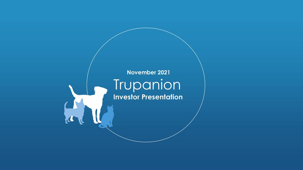 Trupanion (TRUP) Investor Presentation - slideshow (NASDAQ:TRUP