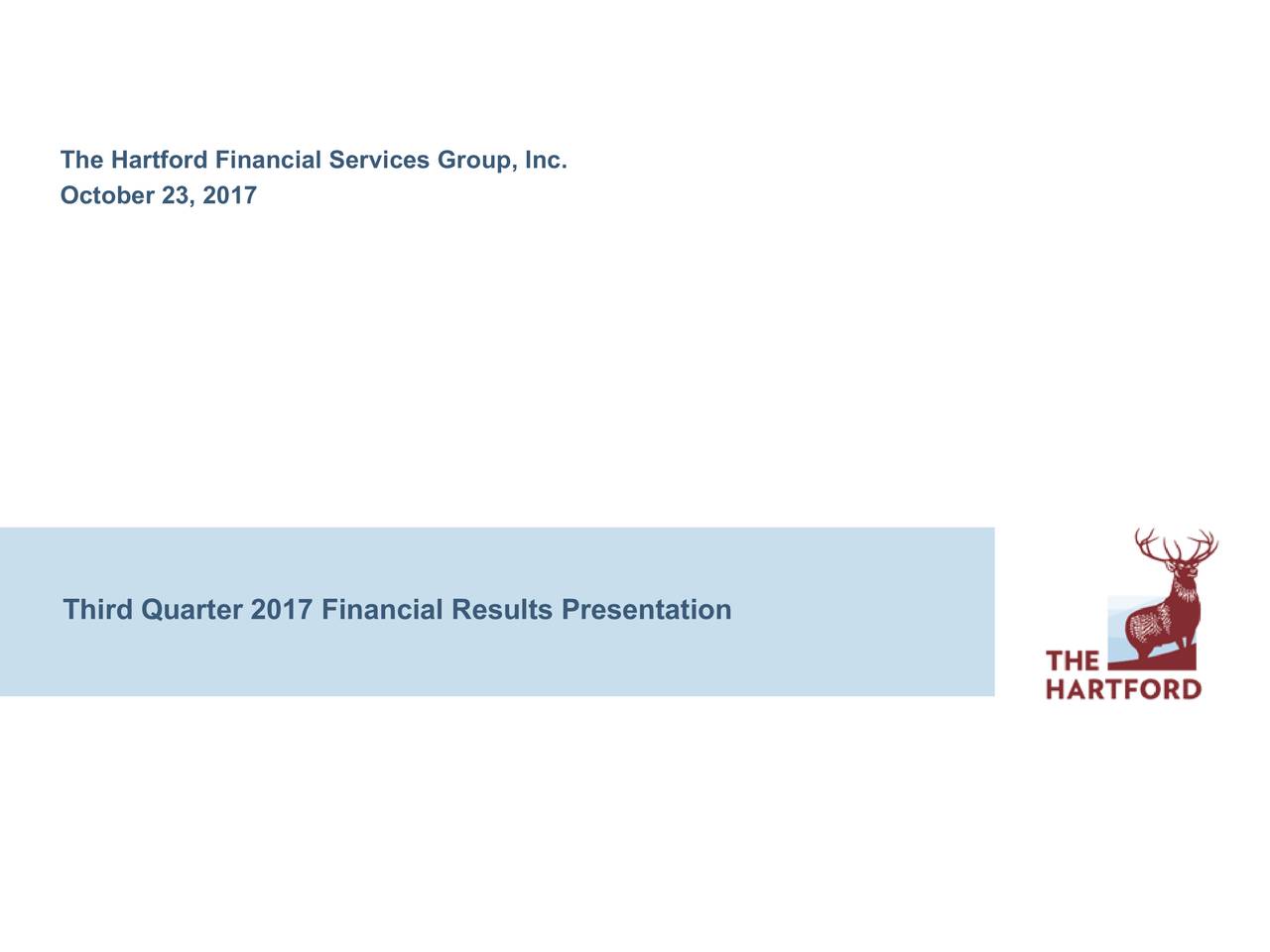 Hartford Financial Services Group Inc. 2017 Q3 Results Earnings