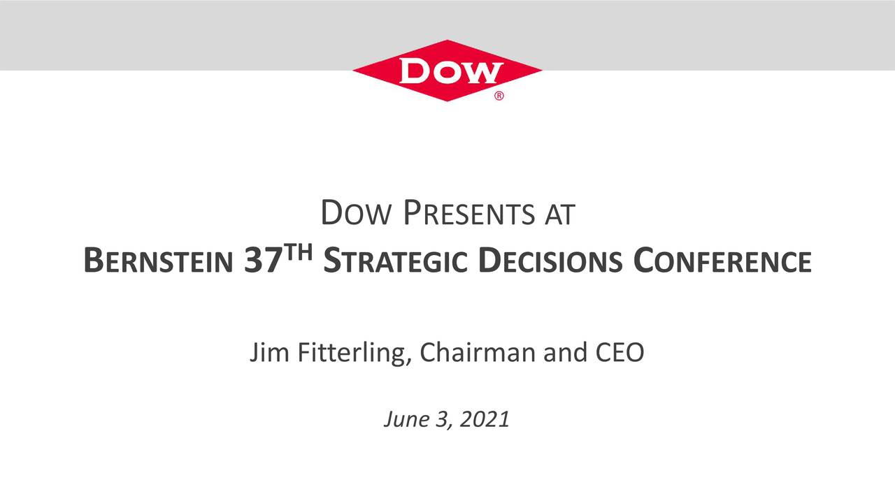 Annual Bernstein Strategic Decisions Conference (NYSEDOW) Seeking Alpha