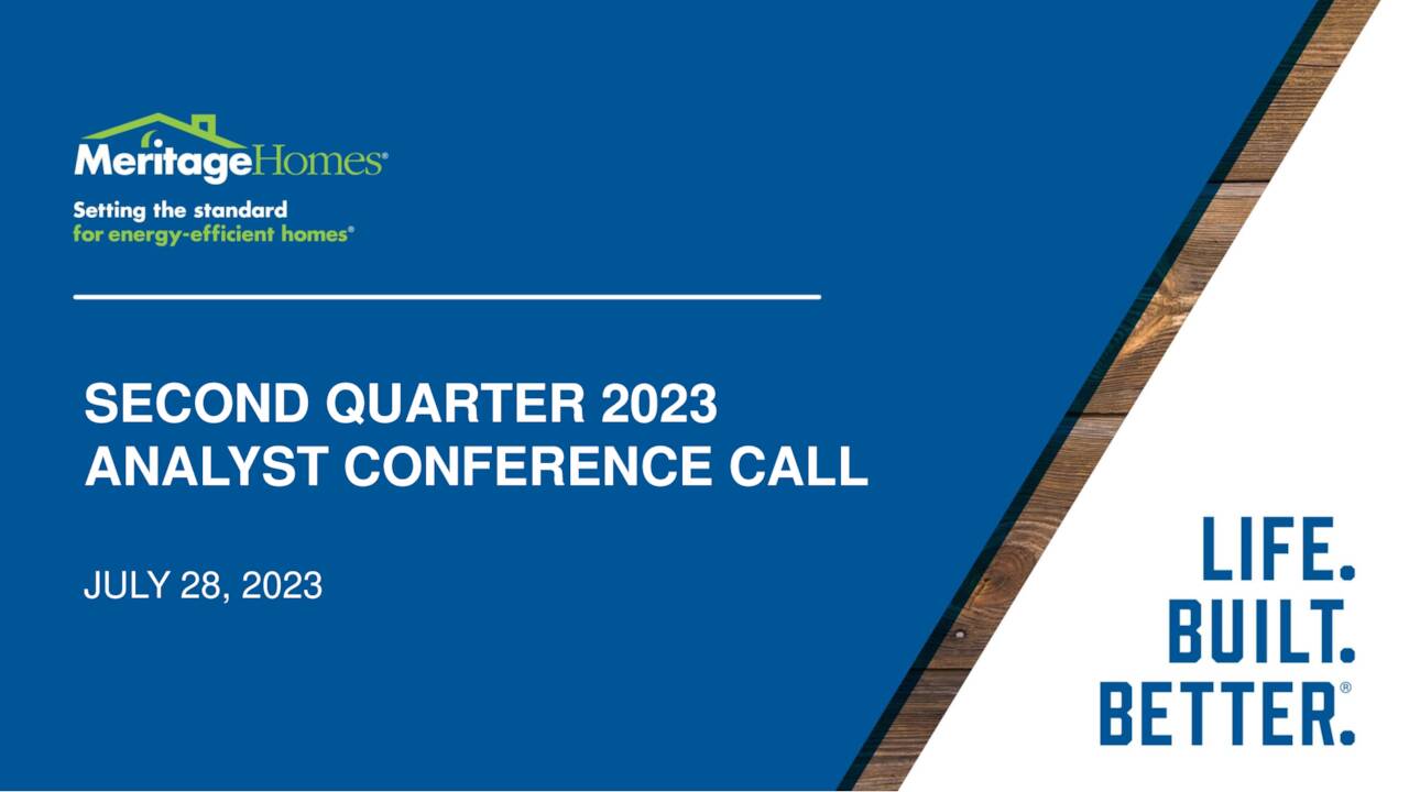 SECOND QUARTER 2023