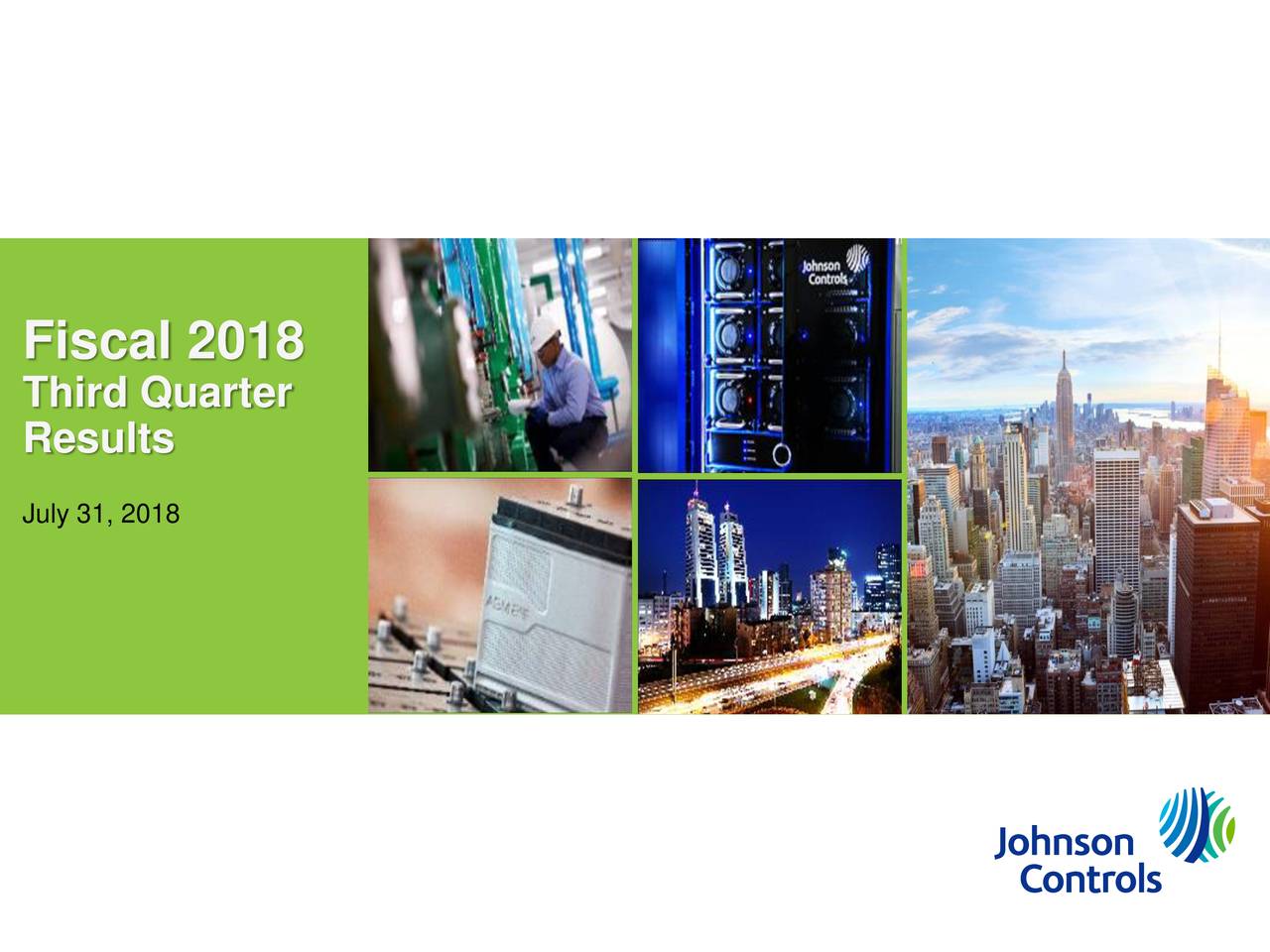 Johnson Controls International Plc 2018 Q3 - Results - Earnings Call ...