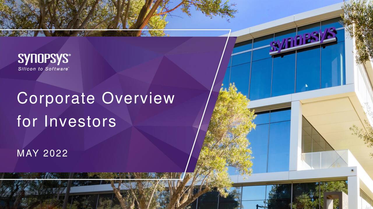 Synopsys (SNPS) Investor Presentation - Slideshow (NASDAQ:SNPS ...